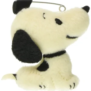 Sekiguchi Vintage 1950s Snoopy Sitting Stuffed Animal Badge