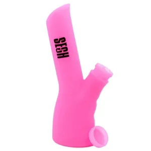 Sesh Angled Silicone 9" Glow In The Dark Bong