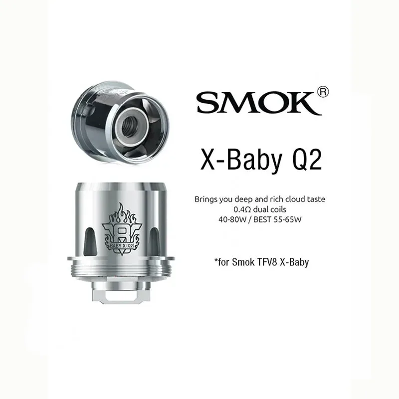 Smok TFV8 X-Baby Tank Coil (G-Priv 2 Coil) T6 | Q2 | M2 | X4 (5 Coils)