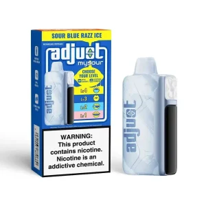 Sour Blue Razz Ice - Adjust MySour 40K Disposable Vape