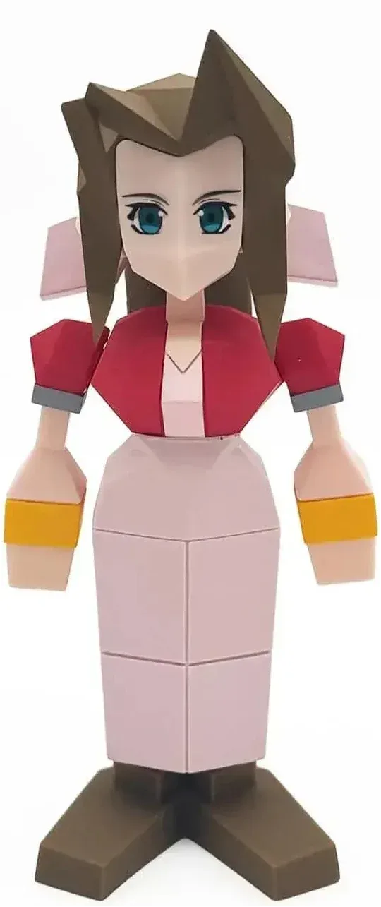 Square Enix Final Fantasy VII Polygon Soft Vinyl Figure 5.5in