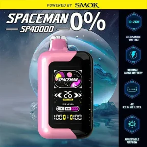 Strawberry Ice - Spaceman SP40000 Disposable Vape Zero Nicotine