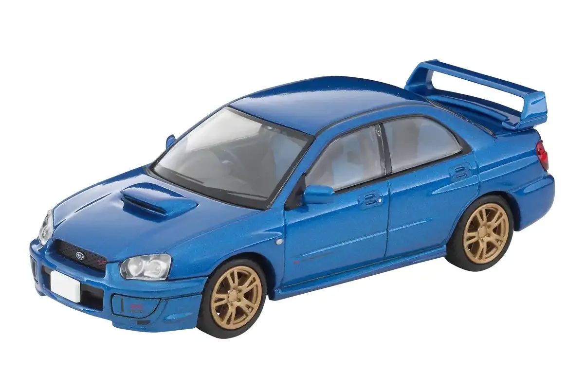 Tomytec 1/64 Scale Subaru Impreza WRX STI 2003 Blue Model Car