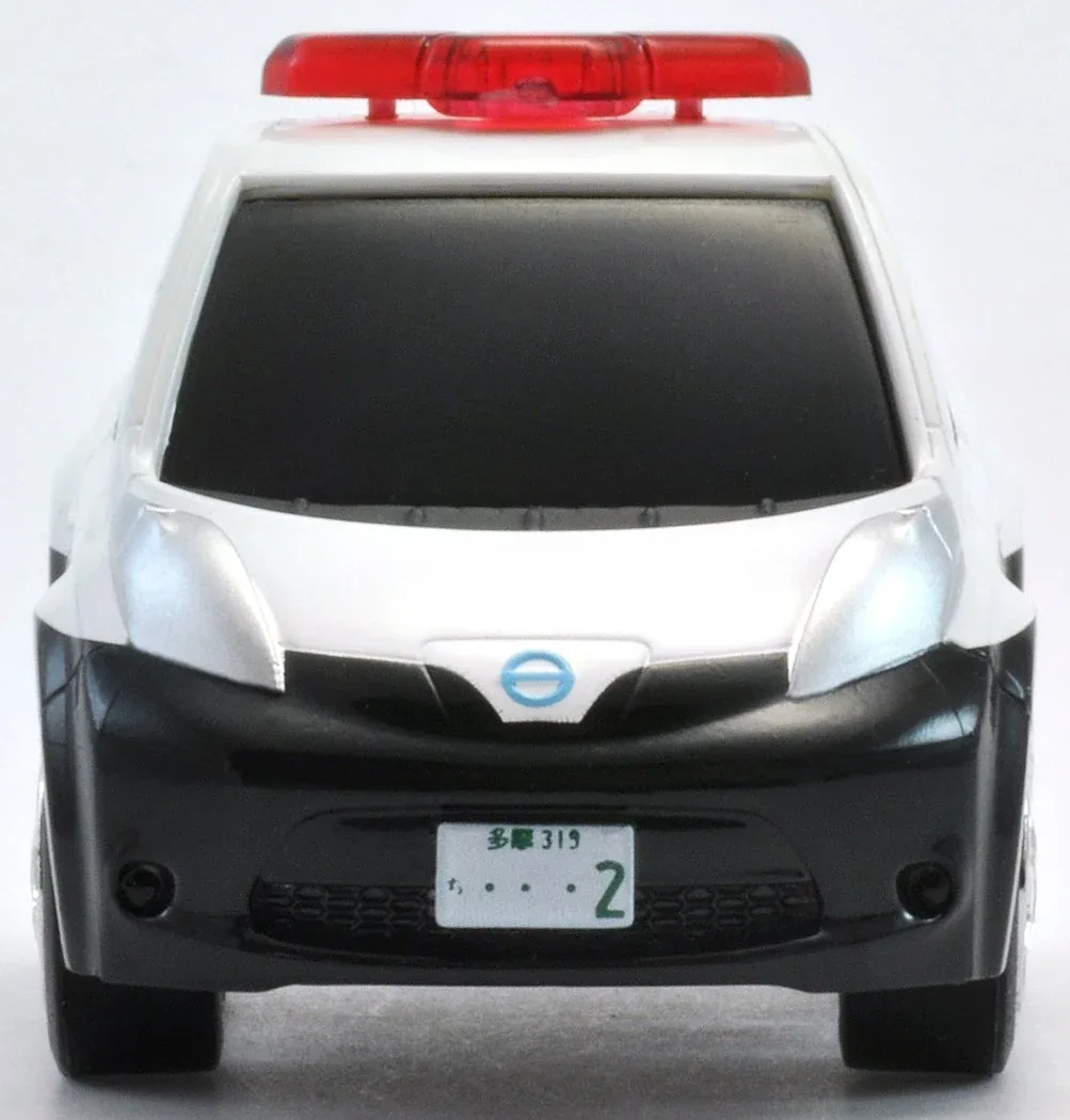 Tomytec Choro Q Zero Z-09D Nissan Leaf Police Car Model Finished Product - Image 2