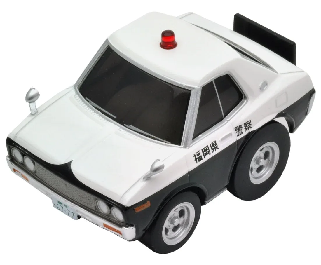 Tomytec Choro Q Zero Z07 Laurel Police Car Model - Seibu Keisatsu Series