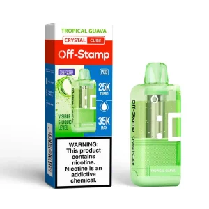 Tropical Guava - Off-Stamp Crystal Cube 35K Disposable Pod