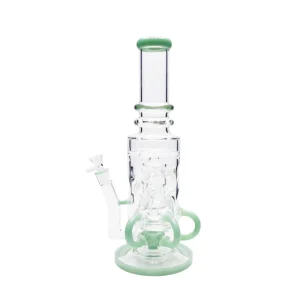 Tubular Swiss Perc Bong - 15in