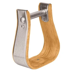 Wooden Stirrups, Visalia, 2" Tread